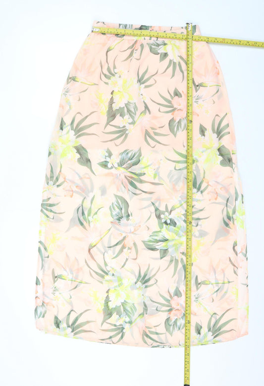 Womens UK Size S H&M A-Line Chiffon Skirt