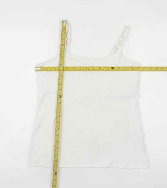 Womens UK Size M H&M White Camisole Tank