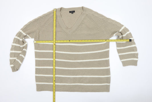 Womens UK Size 16 JD Williams Beige Pullover Jumper