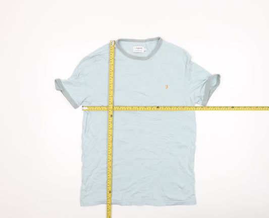 Mens UK Size M Farah Blue T-Shirt