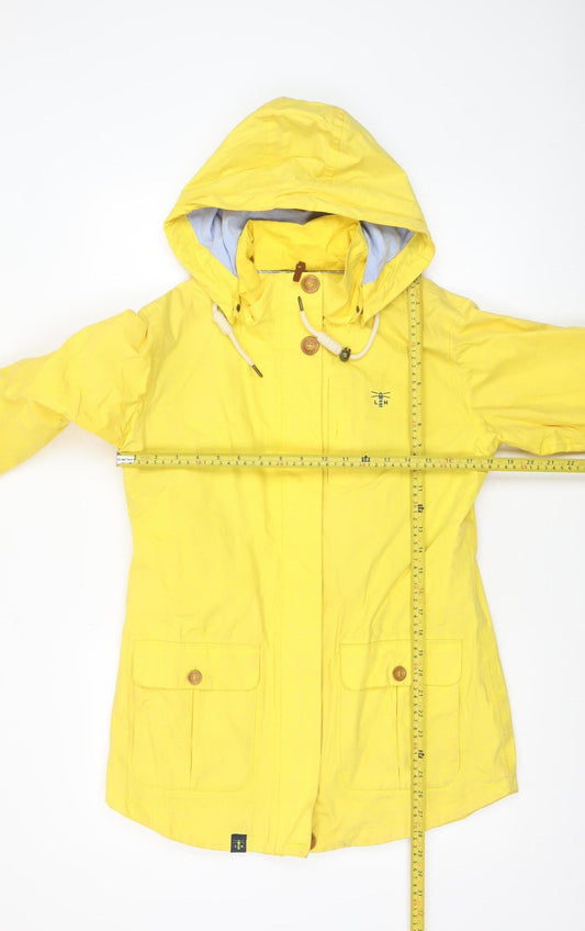 Womens UK Size 10 LIGHTHOUSE Yellow Rain Coat