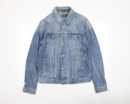 Mens UK Size M ASOS Blue Basic Jacket
