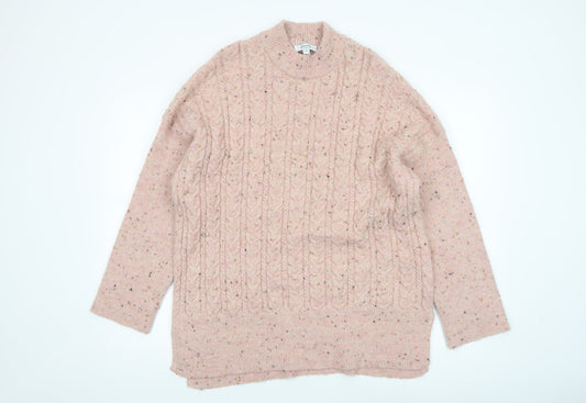 Womens UK Size M b.young Pink Pullover Jumper
