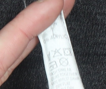 BHS Women’s Grey Longline Button Cardigan Size 14 Knitwear