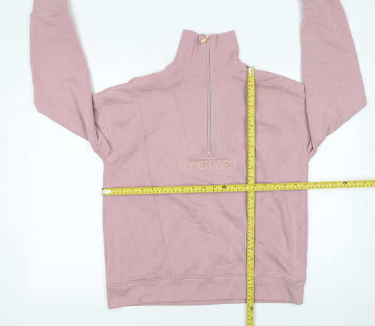 Womens UK Size S Everlast Pink Pullover Sweatshirt