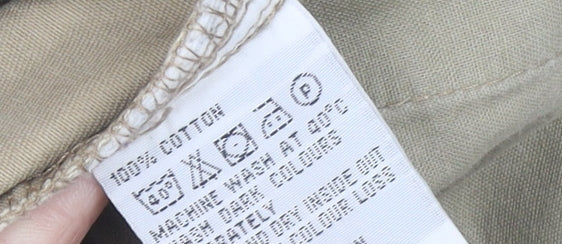 Kartel Men's Beige Chino Trousers 34R Regular Cotton Casual Pants