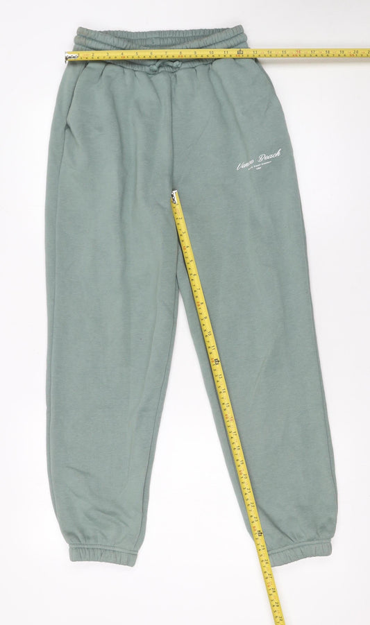 Womens UK Size XS Dunnes Stores Regular Fit Sweatpants Green Trousers