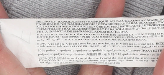 Womens UK Size 14 Stradivarius Grey Pullover Jumper