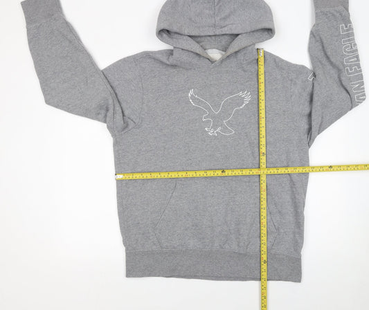 Mens UK Size M American Eagle Outfitters Grey Pullover Hoodie