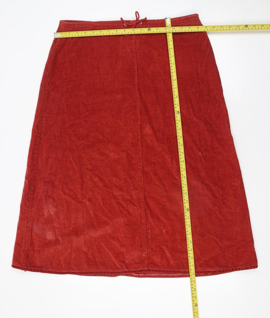 Womens UK Size 16 Alice Collins A-Line Corduroy Skirt