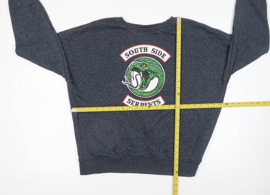 Womens UK Size L Riverdale Grey Pullover Sweatshirt