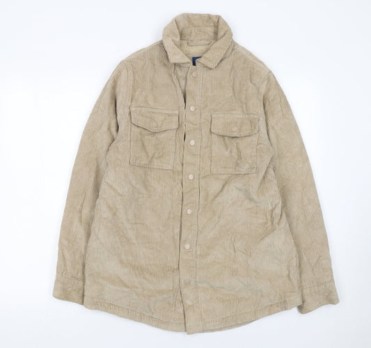 Mens UK Size S Cotton Traders Beige Basic Jacket