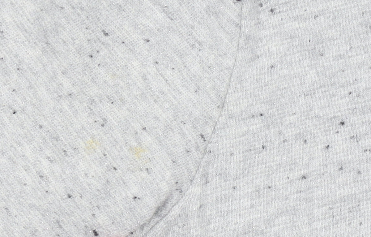 Additional view of Next girls’ grey full zip sweatshirt 11 years cotton blend glitter trim