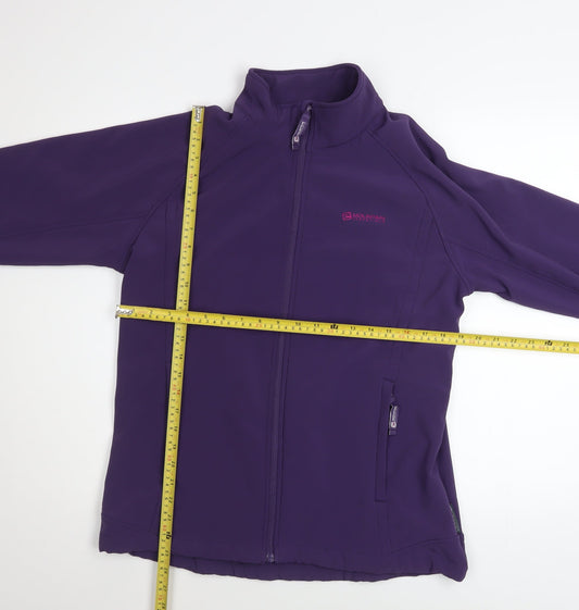 Mountain Essentials Women's Purple Softshell Jacket Size 14