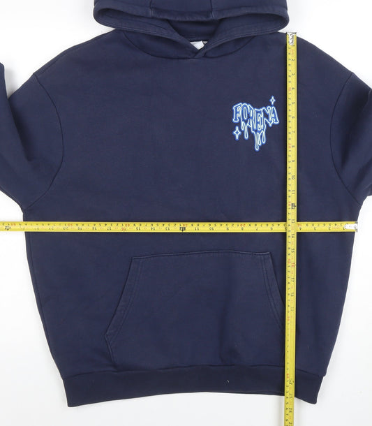 Womens UK Size S Forena Blue Pullover Hoodie
