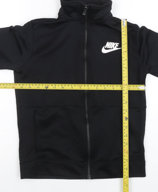 Boys UK Size 10-12 Years Nike Black Full Zip Hoodie