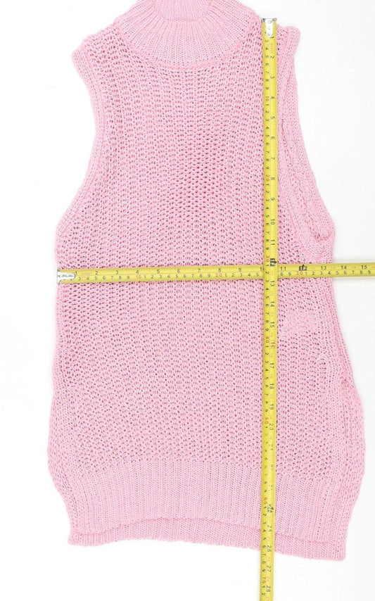 Womens UK Size XS FOREVER 21 Pink Pullover Jumper