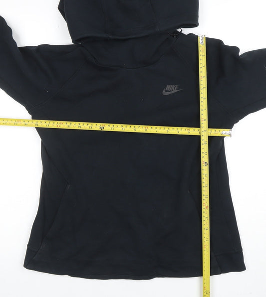 Womens UK Size L Nike Black Pullover Hoodie