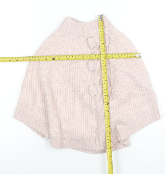 Girls UK Size 4-5 Years Mille Baby Beige Cape Jumper
