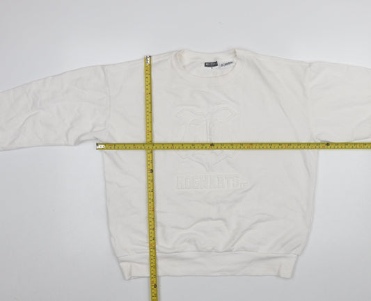 Womens UK Size M Beloved White Pullover Sweatshirt