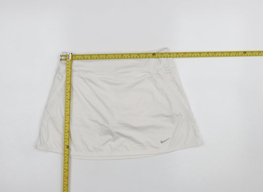 Nike Girls White Dri-FIT Athletic Skort XL Activewear Tennis Sports