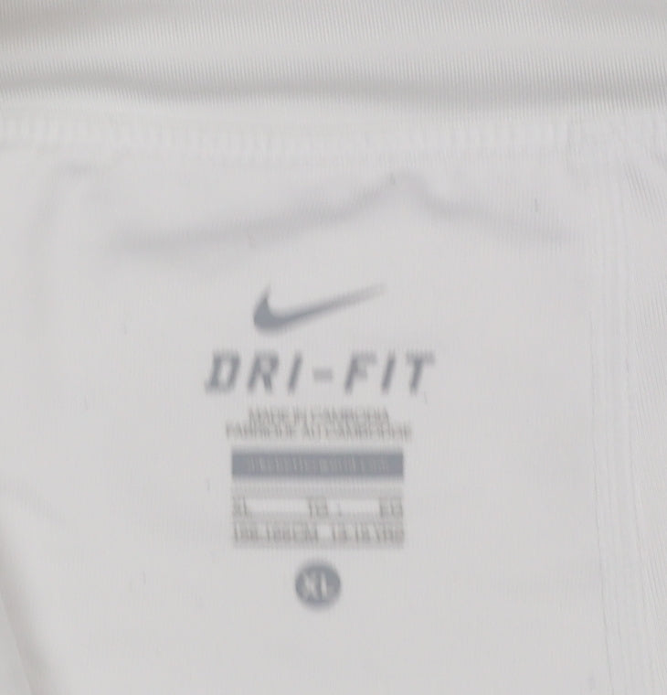 Nike Girls White Dri-FIT Athletic Skort XL Activewear Tennis Sports
