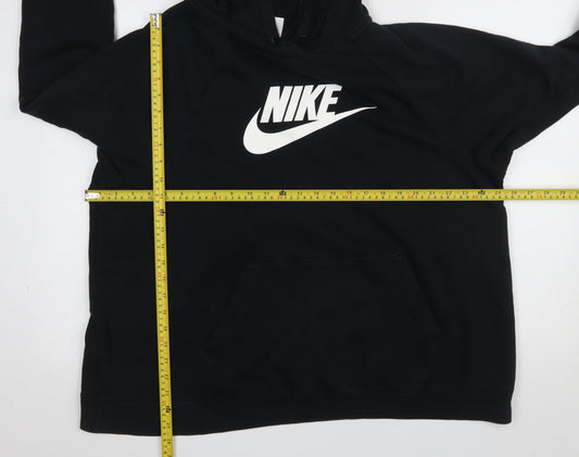 Womens UK Size 1X Nike Black Pullover Hoodie