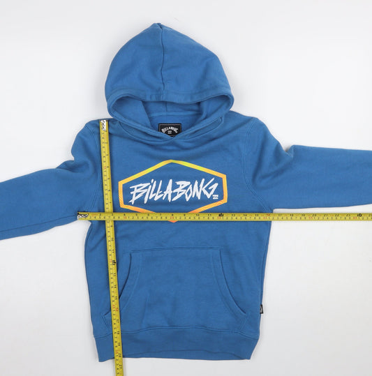 Boys UK Size 10 Years Billabong Blue Pullover Hoodie