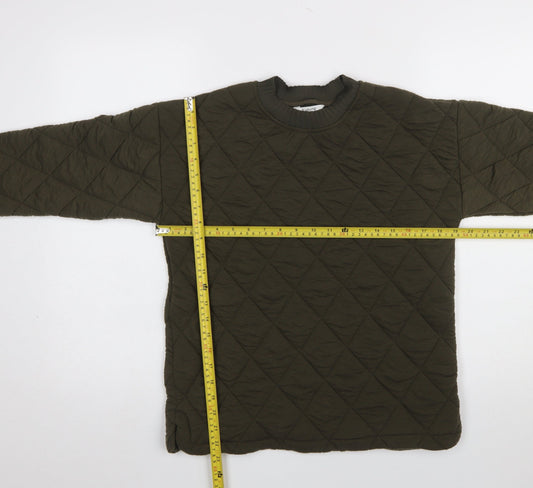 Womens UK Size XS b.young Green Pullover Sweatshirt