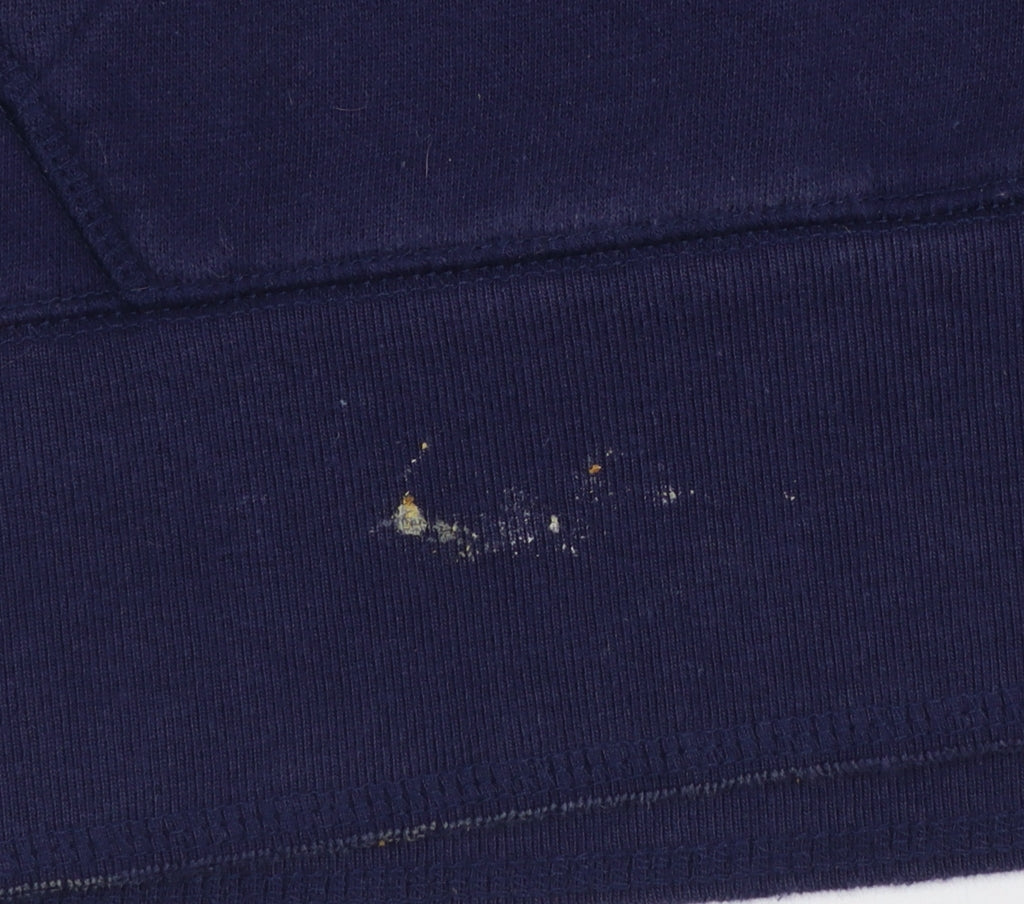 Mens UK Size XL Reebok Blue Henley Sweatshirt