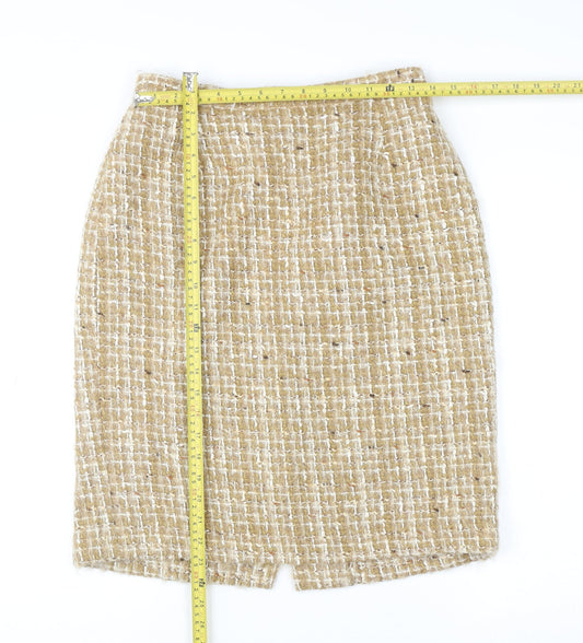 Womens UK Size 14 Alexon Straight & Pencil Tweed Skirt