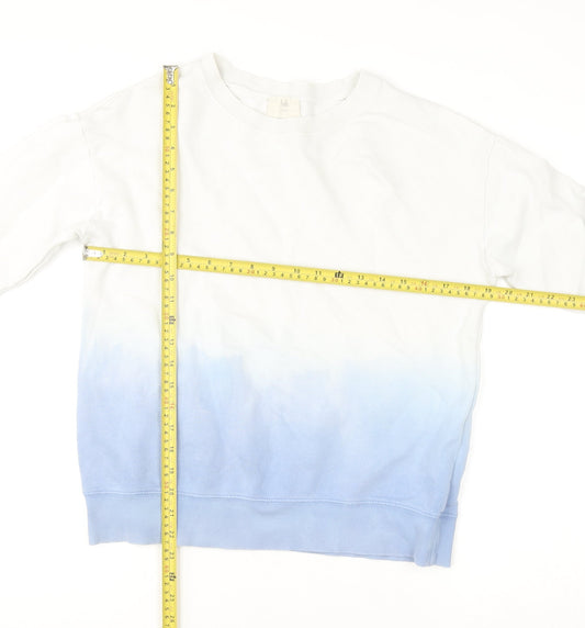 Womens UK Size S Hush Blue Pullover Sweatshirt