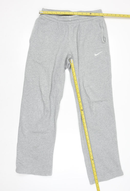 Mens UK Size S Nike Regular Fit Sweatpants Grey Trousers