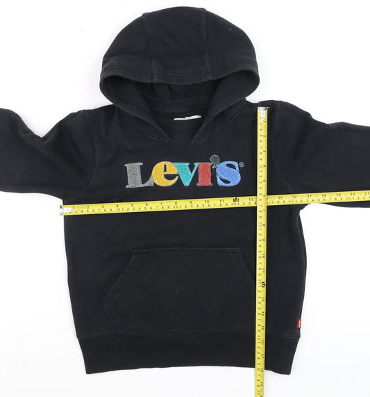Boys UK Size 10 Years Levi's Black Pullover Hoodie