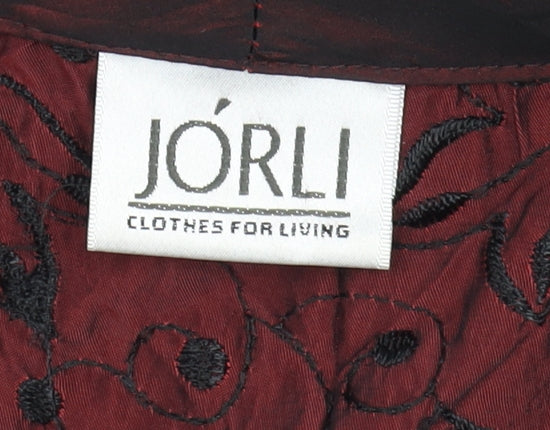 Womens UK Size 14 Jorli Brown Tunic Blouse