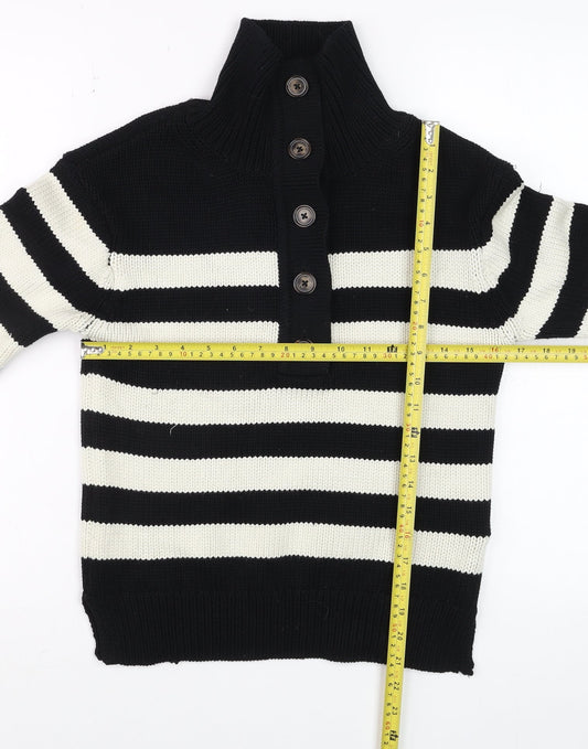 Womens UK Size S Marks and Spencer Black Pullover Jumper