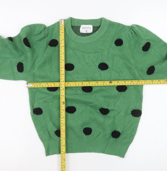 Womens UK Size M Compañía Fantástica Green Pullover Jumper