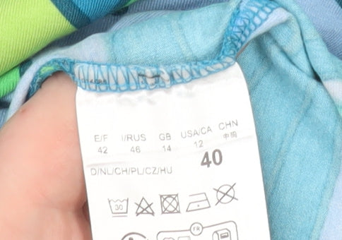 Womens UK Size 14 Betty Barclay Multicoloured Basic T-Shirt