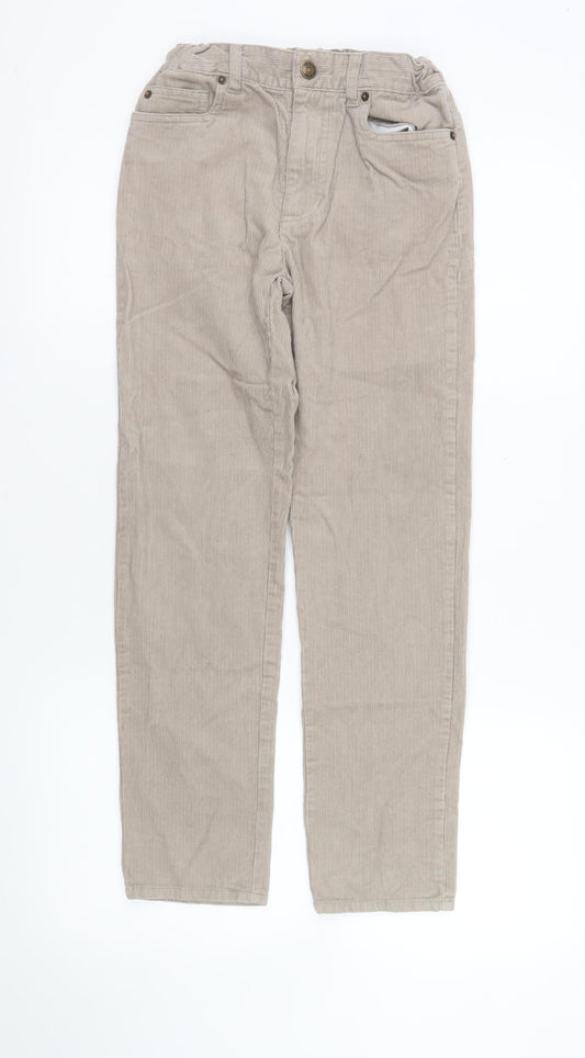 Boys UK Size 11 Years John Lewis & Partners Regular Fit Chino Beige Trousers