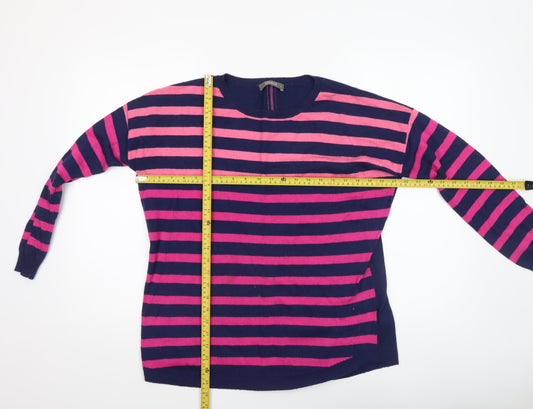 Womens UK Size M Oasis Multicoloured Pullover Jumper