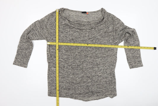 Womens UK Size L Only Grey Pullover Jumper