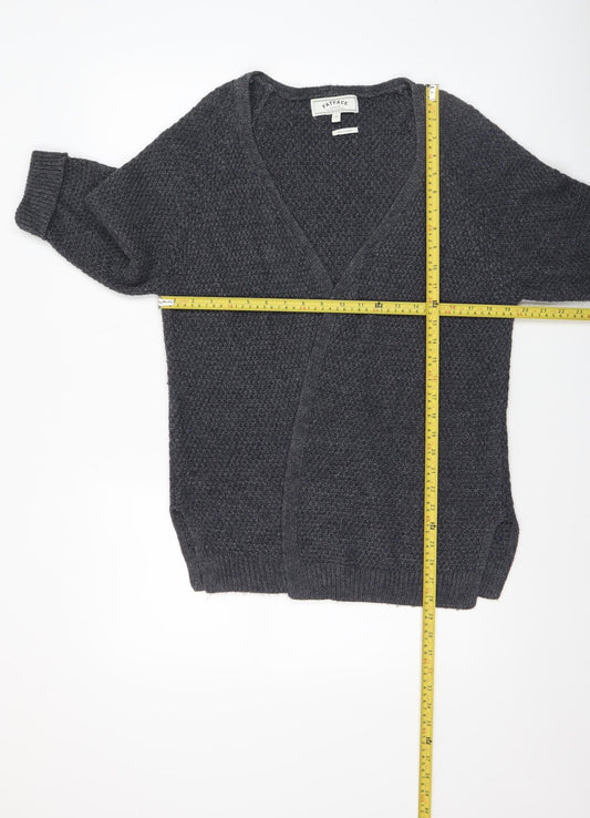 Womens UK Size 12 FatFace Grey Cardigan Jumper