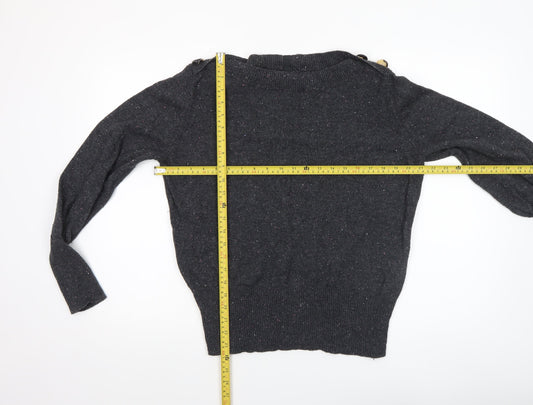 Womens UK Size 16 Marks and Spencer Black Pullover Jumper