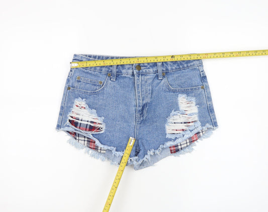 Womens UK Size 6 FOREVER 21 Regular Fit Cut-Off Shorts