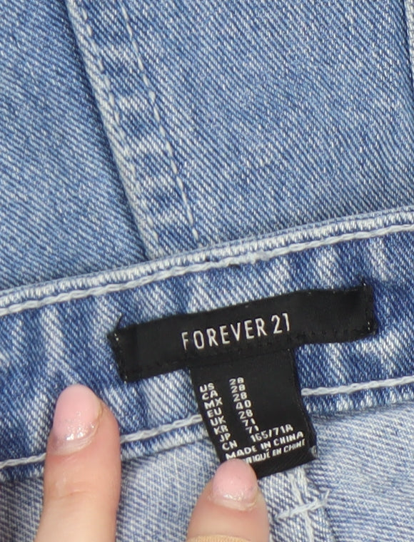 Womens UK Size 6 FOREVER 21 Regular Fit Cut-Off Shorts