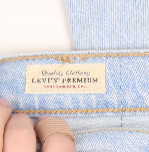 Womens UK Size 10 Levi's Regular Fit Straight Blue Jeans