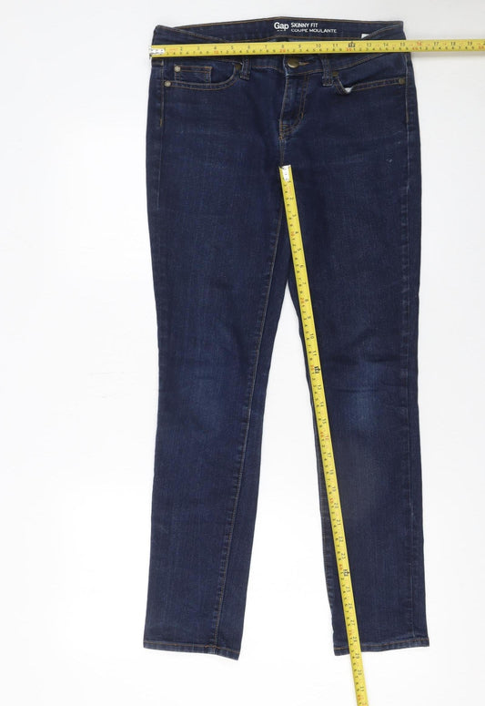 Womens UK Size 6 Gap Slim Fit Skinny Blue Jeans