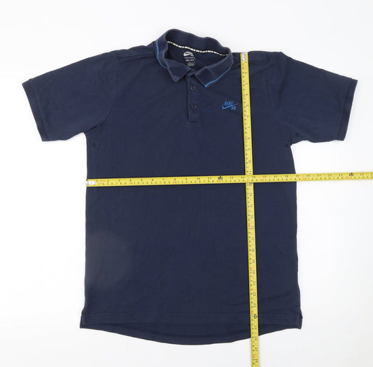 Mens UK Size M Nike Cotton Blend Polo Shirt