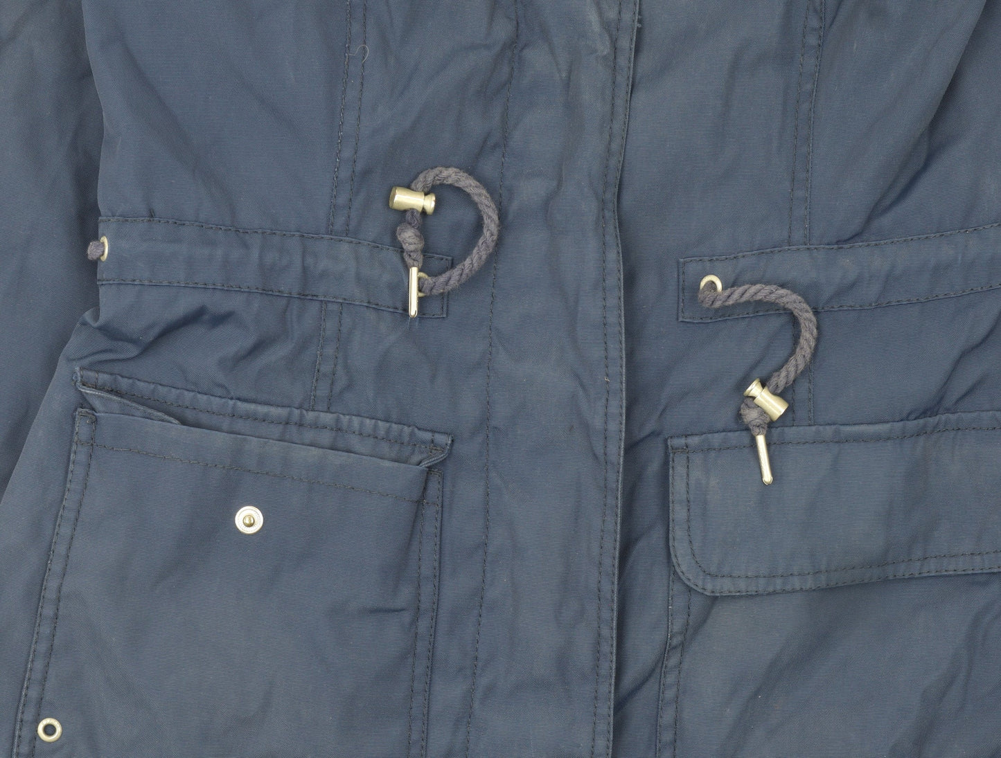 Womens UK Size 12 Esprit Blue Parka Coat