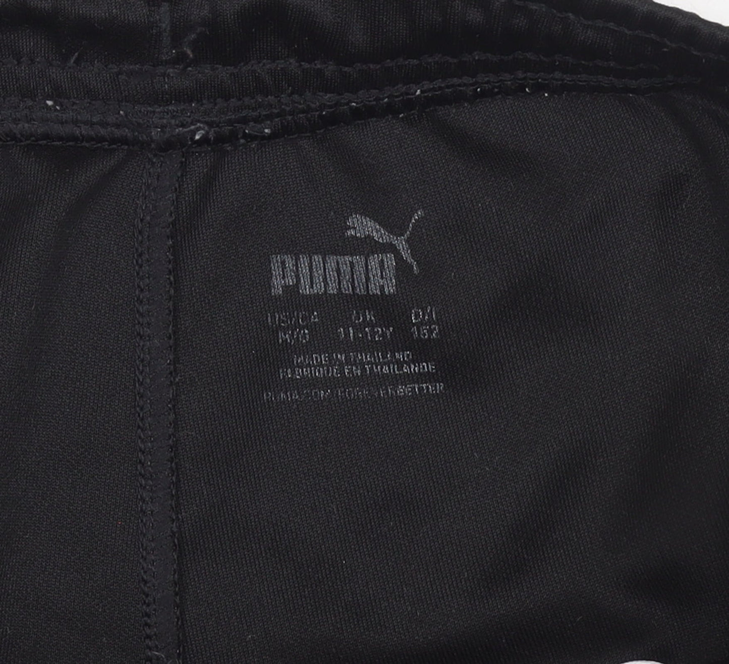 Boys UK Size 11-12 Years PUMA Slim Fit Jogger Black Trousers